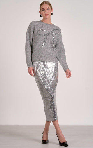 Elan Sweater Crew Neck Bow
