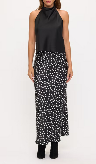 Renee C Polka Dot Skirt