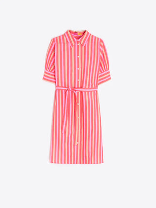 Villagallo Striped Shirt Dress