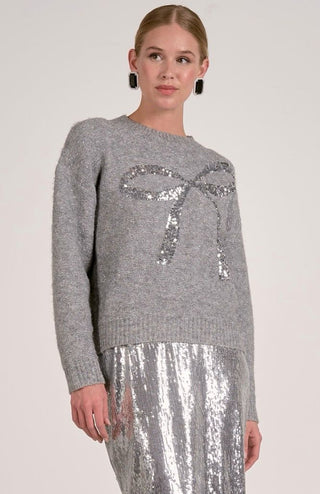 Elan Sweater Crew Neck Bow