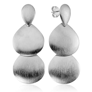 SF S26 Melinda Earrings Silver Brushed