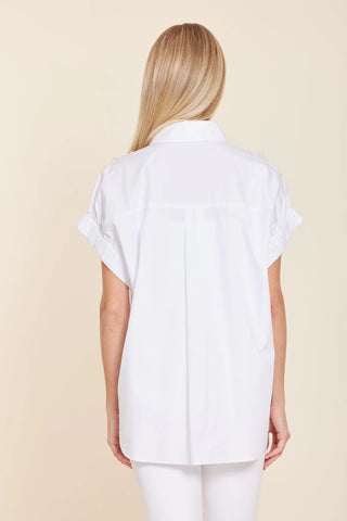 Dolce Cabo Pearl Embellished Shirt