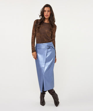 Esqualo Long Sleeve Lace Top