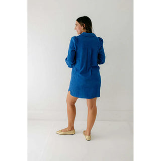 Joy Joy Placket Collar Dress