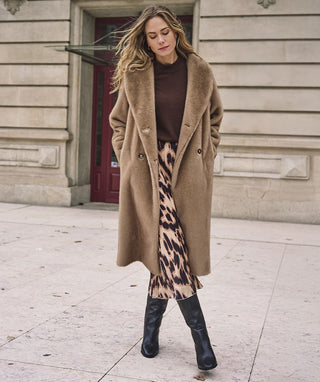 Esqualo Long Two Tone Faux Fur