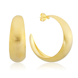 SF S26 Brooke Hoops Brush Gold