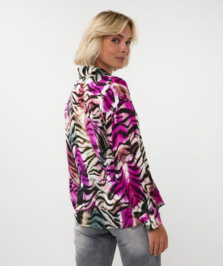 Zebra Print Blouse