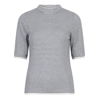 Esqualo Short Sleeve Stripe Sweater