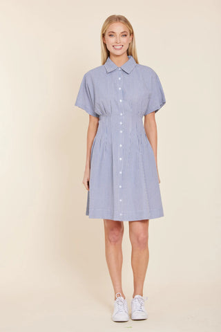 Dolce Cabo Stripe Dart Waist Dress