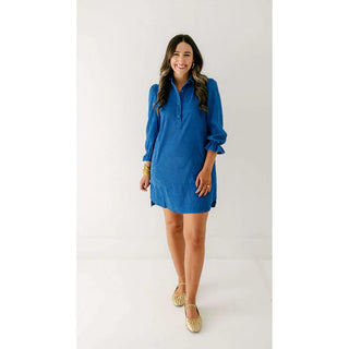Joy Joy Placket Collar Dress