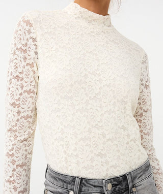 Top Lace Stretch Shirt