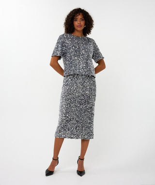 sequin skirt