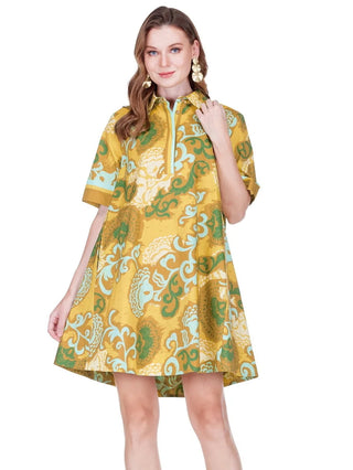 Joy Joy Placket Swing Dress