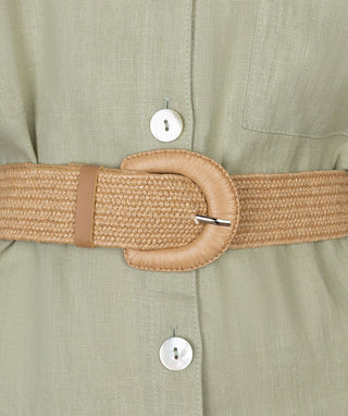 Esqualo Long Linen Dress