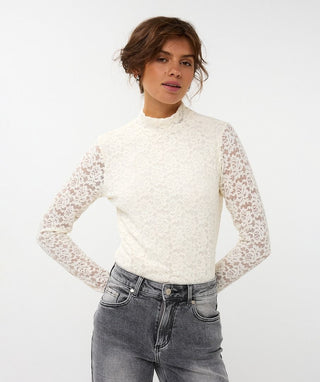 Top Lace Stretch Shirt
