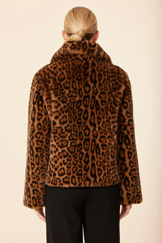 Dolce Cabo Faux Fur Leopard Jacket