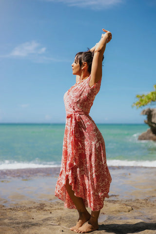 Havana Maxi Wrap Dress