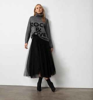 Elan Skirt Tule Midi