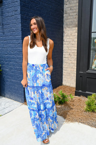 Joy Joy Tiered Trim Skirt