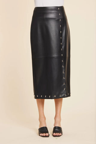 Dolce Cabo VL Silver Stud Detail Skirt