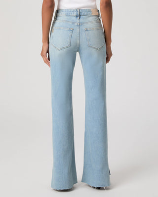 Paige Sofia 31in Braided Patch Pkts Outseam Slit Raw Hem