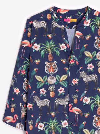 Villagallo Tropical Print Shirt