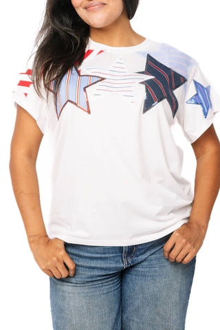 Queen of Sparkles Patch Stars Tee