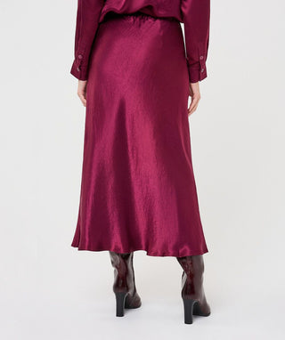 Esqualo Long Satin Skirt