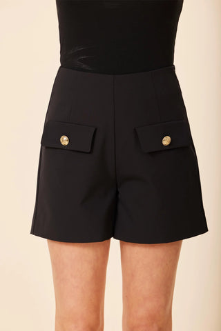 Dolce Cabo Gold Button Pocket Short