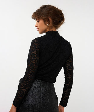 Top Lace Stretch Shirt