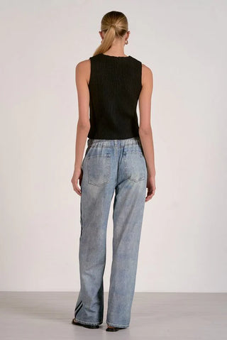 Elan Jeans Faux Track Pants