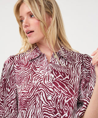 Esqualo S/S Zebra Blouse