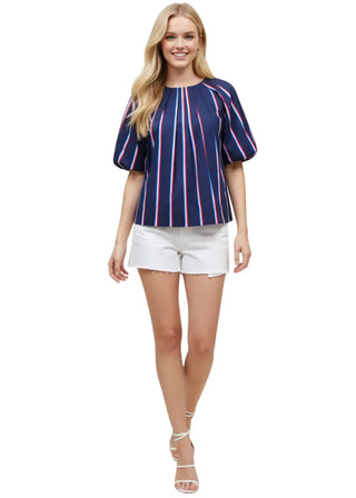 Pinch USA Stripe Blouse Top