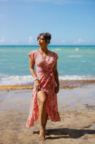Havana Maxi Wrap Dress