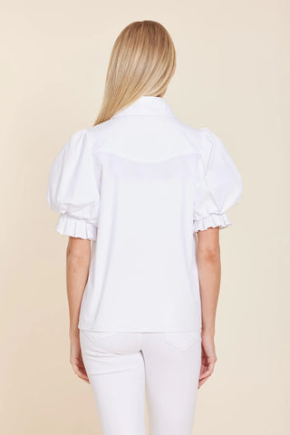 Dolce Cabo Rhinestone Detail Pocket Top