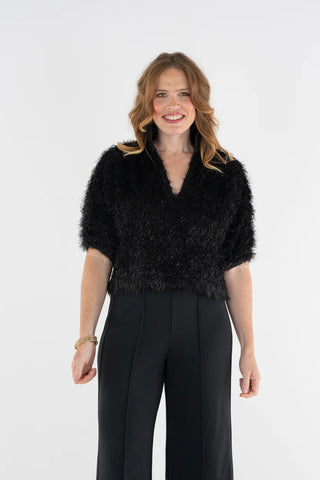 Emily McCarthy Estelle Top Feather Fringe