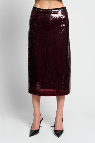 Central Park West Amaya Sequin Skirt