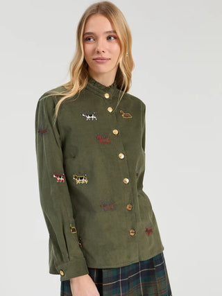 Vilagallo Long Sleeve Cordory Button Down
