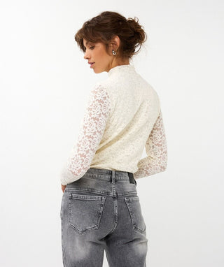 Top Lace Stretch Shirt