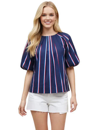 Pinch USA Stripe Blouse Top