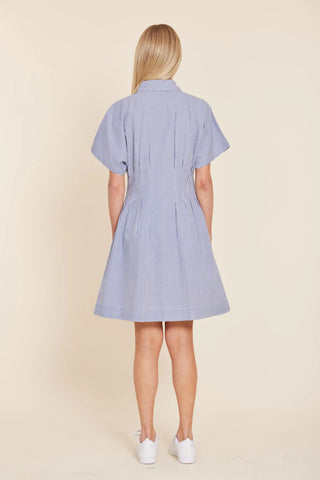 Dolce Cabo Stripe Dart Waist Dress