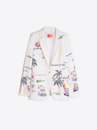 Villagallo Summer Linen Blazer