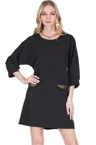 Joy Joy Kimono Stud Dress