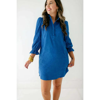 Joy Joy Placket Collar Dress