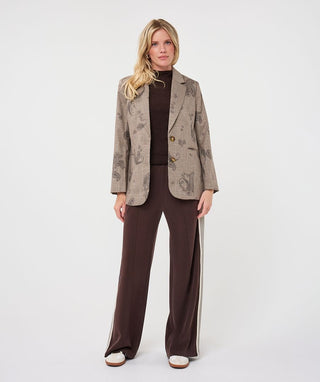 Esqualo Blazer Paisley Check