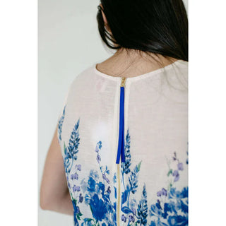 Joy Joy Back Zip Sleeveless Top