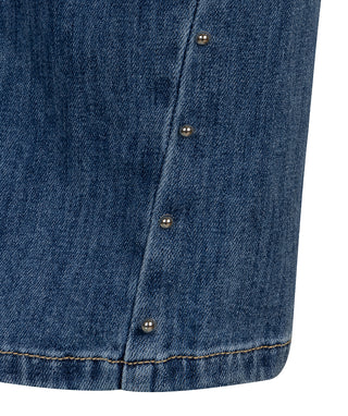 Esqualo Wide Leg Jeans w/Studs