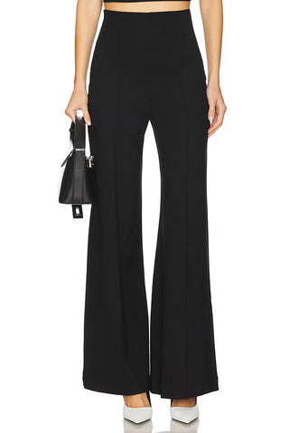 Ponte Knit Wide Leg Pant