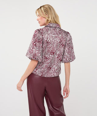 Esqualo S/S Zebra Blouse
