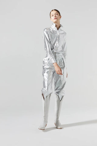 Lanthropy San Marino Metallic Linen Shirt